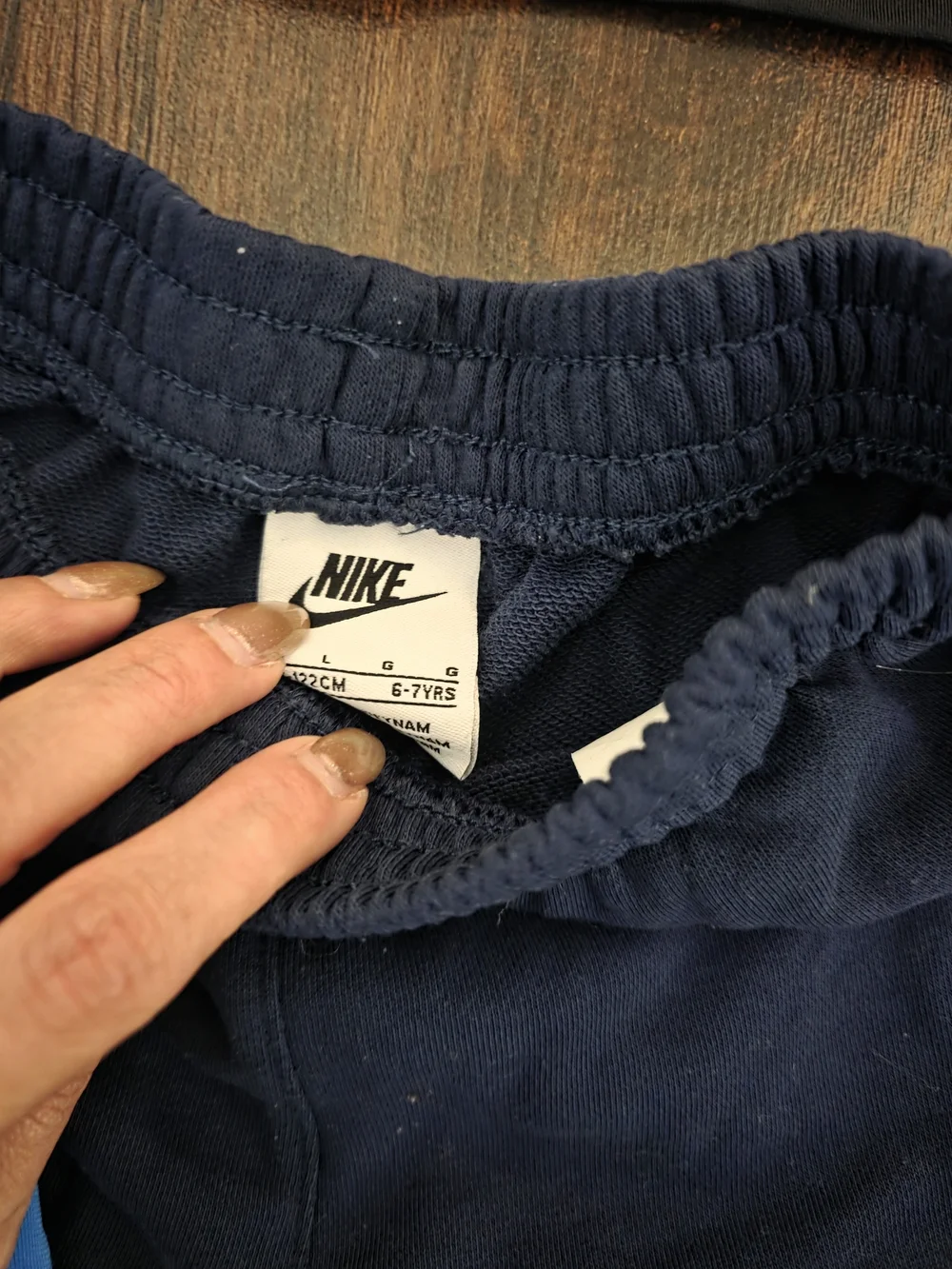 Nike Kids Black Amd Blue Tee And Shorts Lot Of 5 Size 6-7